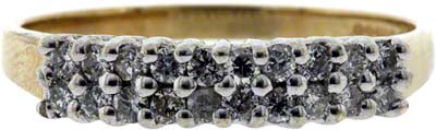 Second Hand Channel Set Half Eternity Ring