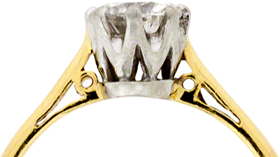 Modern Brilliant Cut Solitaire in 18ct Yellow Gold