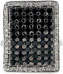 Second Hand 18ct Diamond Set Fancy Dress Ring