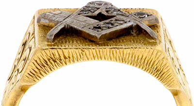Reverse Masonic Ring