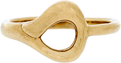  Gold Swirl Dress Ring