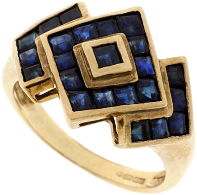 Sapphire Ring in 9ct Gold