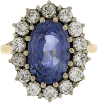 Diamond and Sapphire Cluster