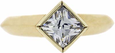 Diamond or CZ? 3 Stone Ring