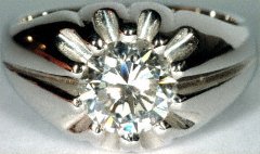 Gent's Platinum Diamond Solitaire