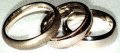 18 Carat White Gold Wedding Rings