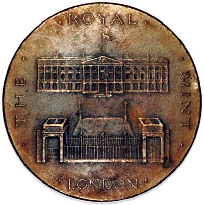 The Royal Mint London on Obverse of Bronze Medallion