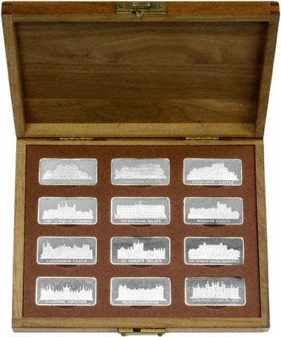 Royal Palaces Silver Ingots Collection in Presentation Box