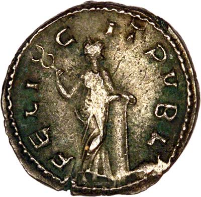 Reverse of Salnonia Antoninianus