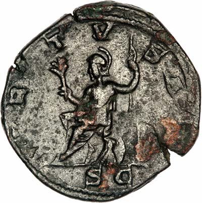Reverse of Sestertius of Trajan Decius