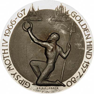 Reverse of 1967 Sir Francis Chichester Medallion