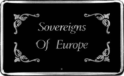 Reverse of All Sovereigns of Europe Silver Medallion