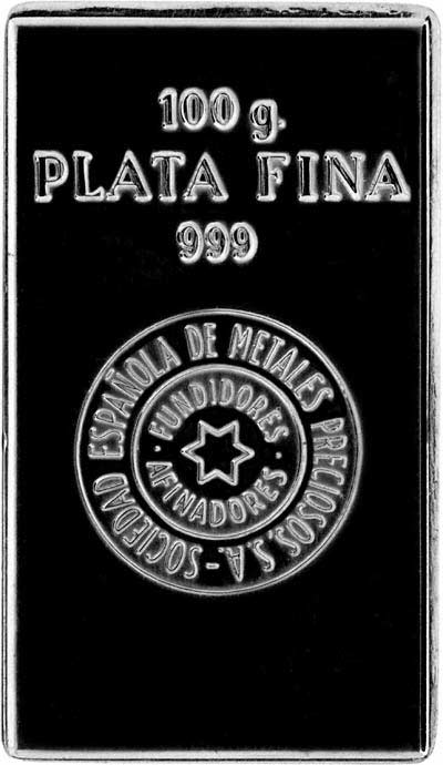 Spanish 100 gram Silver Bar