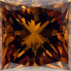 Fancy Orange Coloured Diamond