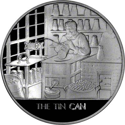 Obverse of Silver Medallion - Tincan