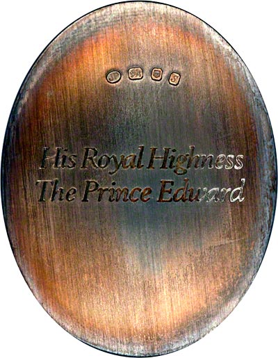 Prince Edward Silver Medallion Rev
