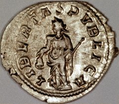 Libertas Publica on Reverse of Antoninianus of Claudius