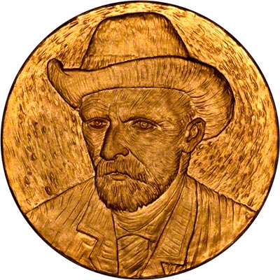 Obverse of Van Gogh Medallion