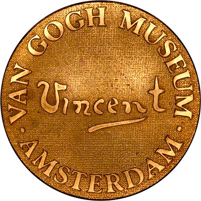 Reverse of Van Gogh Medallion
