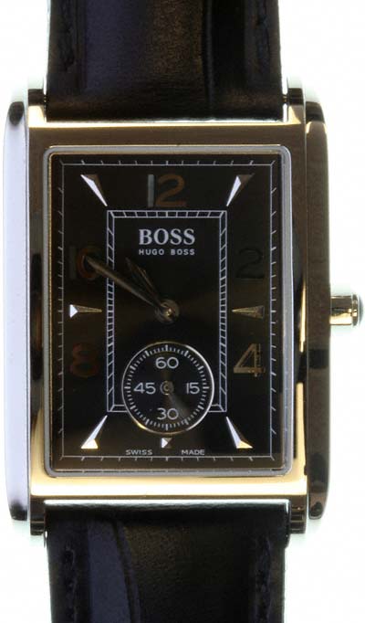 Hugo Boss Gent's Watch on Black Leather Strap