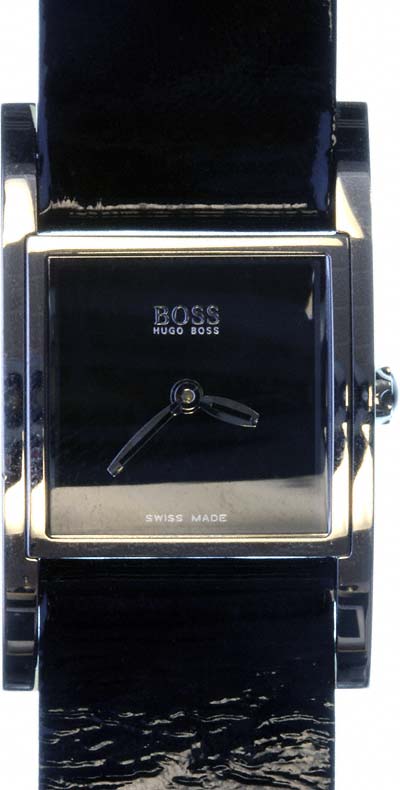 Hugo Boss Lady's Watch on Black Patent Leather Strap