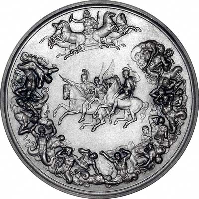 Reverse of Pistrucci's Waterloo Medallion by John Pinches