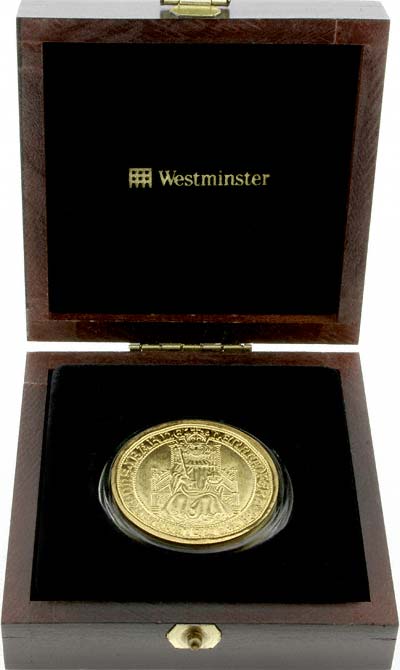 Replica Henry VII Gold Sovereign in Presentation Box